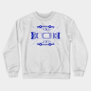 SAAB 900 TURBO - brochure detail Crewneck Sweatshirt